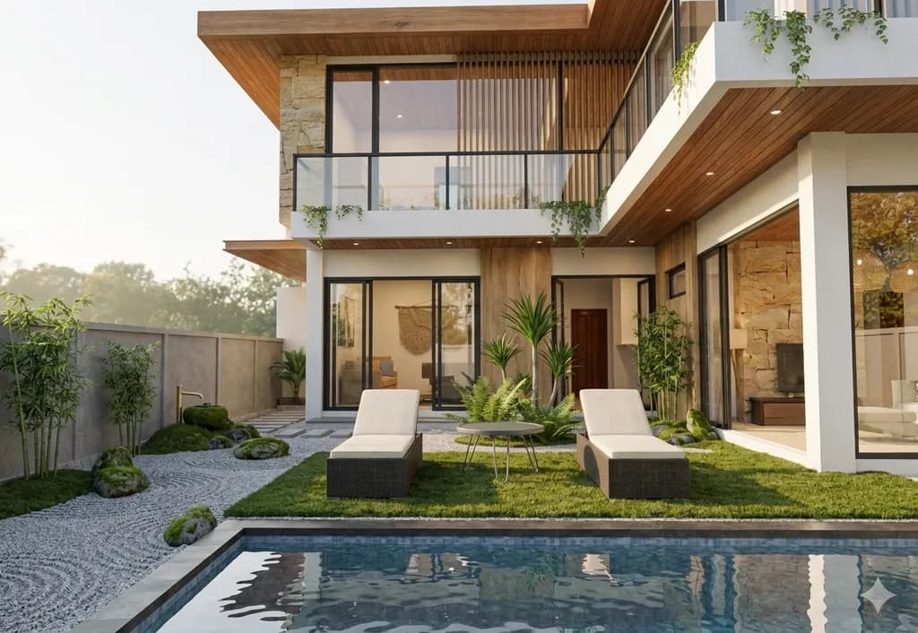 Japanese Zen Garden after